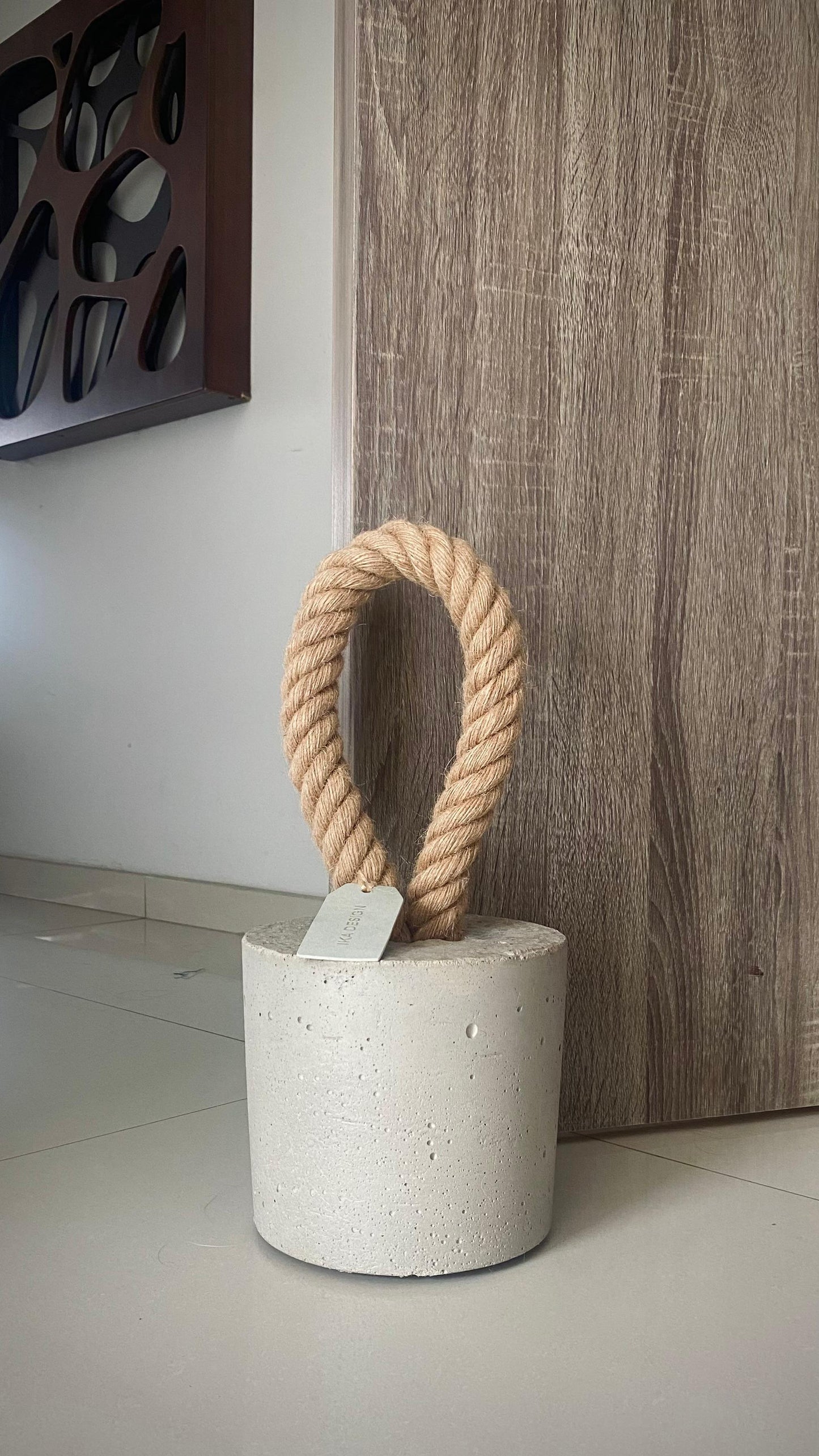 Tope de Puerta - Concreto Gris